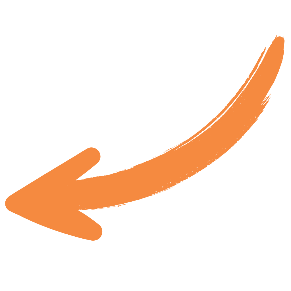 Arrow pointing to form